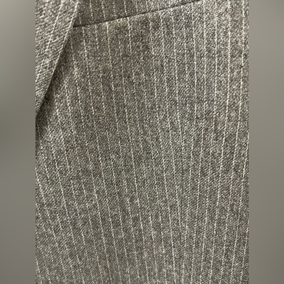 Vintage JOHN PEEL Ltd. 3 Piece Wool Suit Grey with White Pin Striped. - Picture 15 of 17